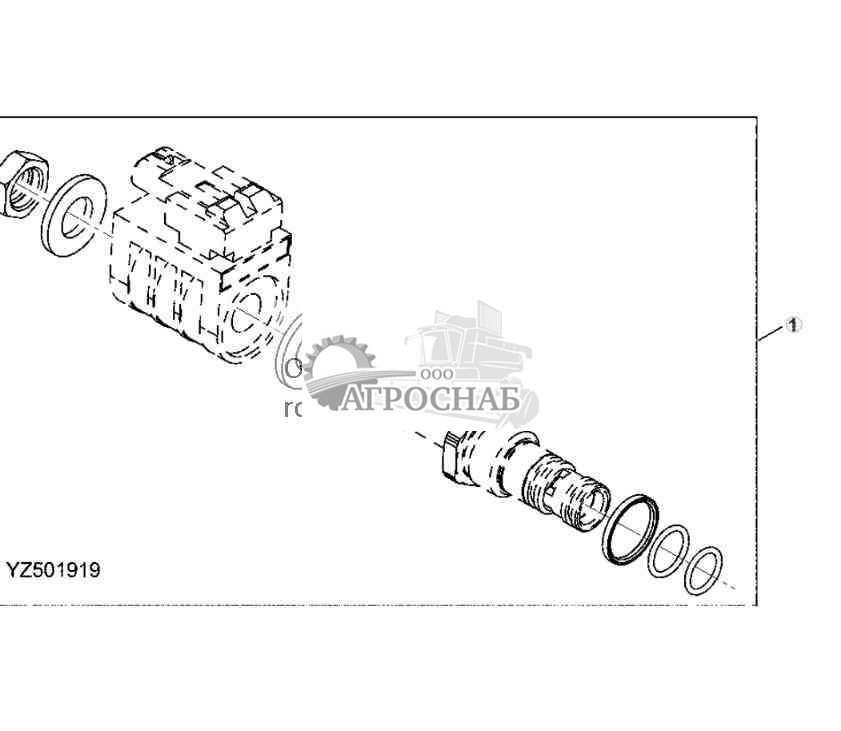 Transmission Park 1 Brake Valve Service Kit 